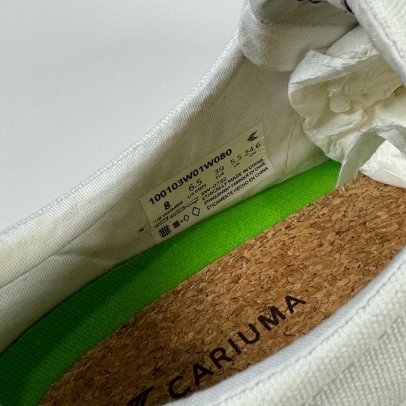 CARIUMA Off-White Canvas OCA LOW Women’s Size US8 - Picture 9 of 10